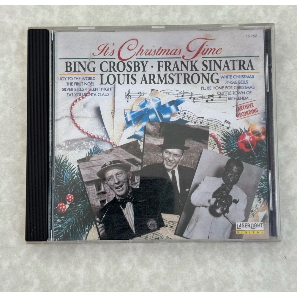 Its Christmas Time CD Bing Crosby Frank Sinatra Louis Armstrong LaserLight 15152